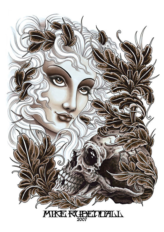 Beautiful Death Giclée Print by Mike Rubendall