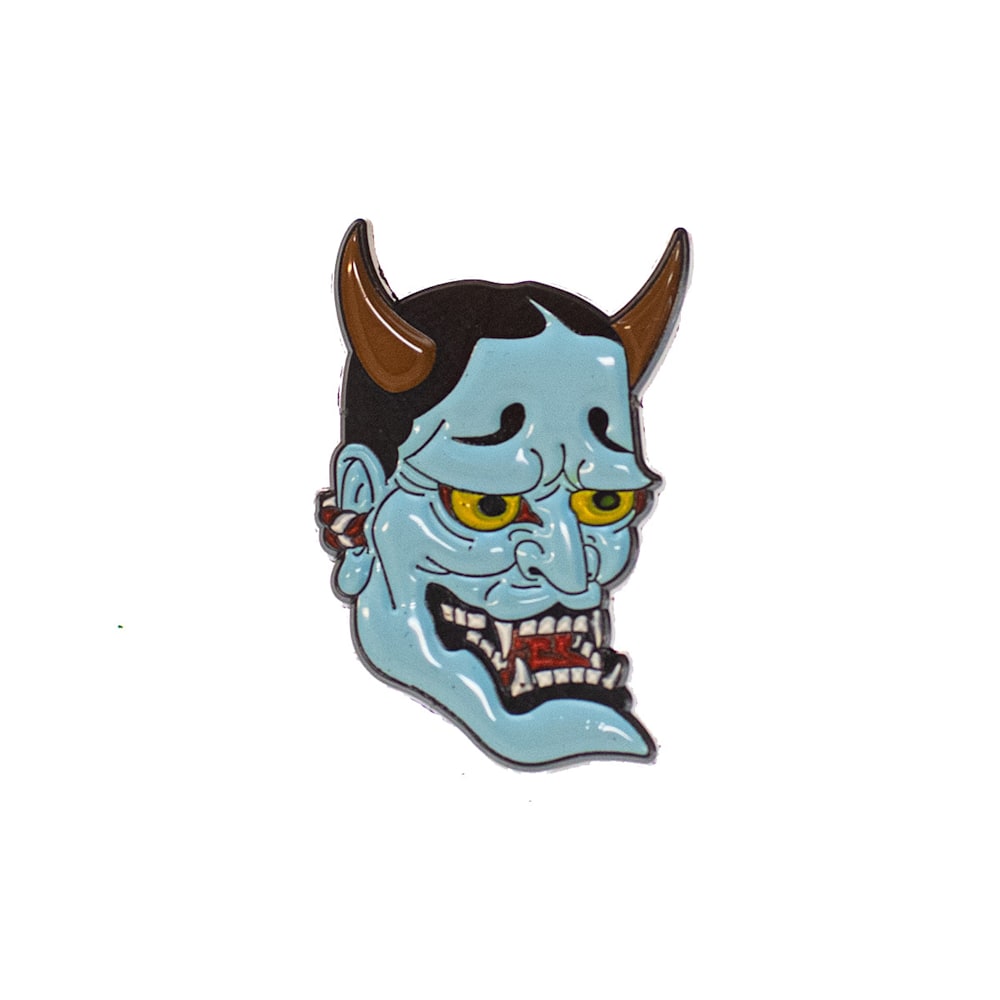 Hannya Mask Pin – Kings Avenue Collective