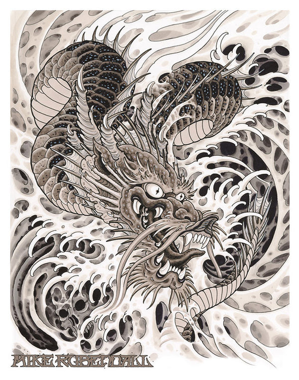 Serpent Giclée Print by Mike Rubendall