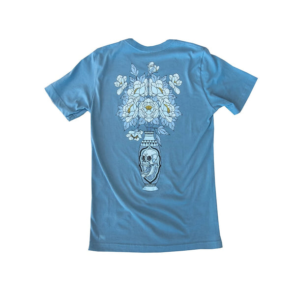 Back View Azure Condolences Tee Designed by Will Lollie