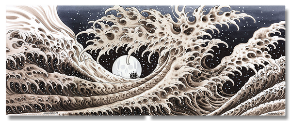 Great Wave Canvas Print by Mike Rubendall